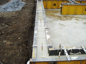 基礎立ち上がりコンクリート工事